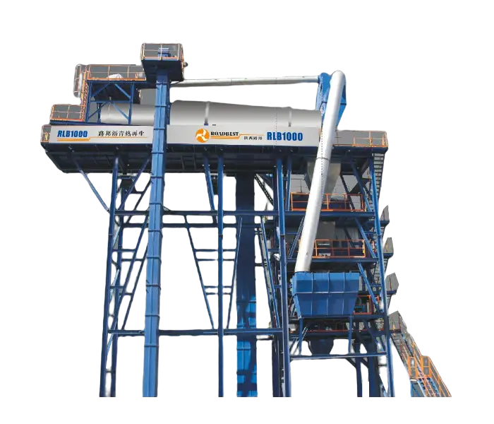 Advanced RAP asphalt mixing plant with superior recycling efficiency.