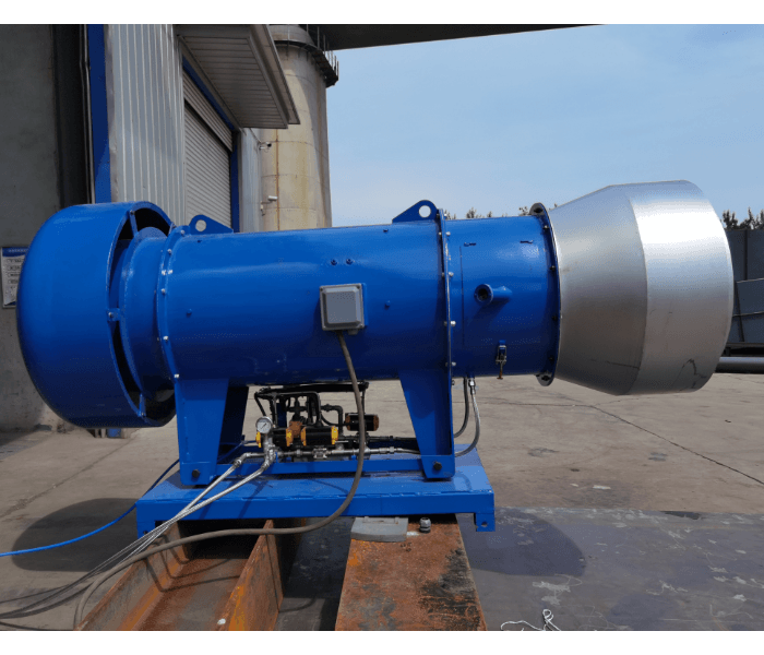 High-performance oil burner for asphalt plants ensuring efficient fuel combustion.