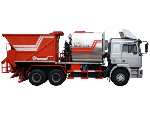 Asphalt synchronous chip sealer for surface dressing and road preservation